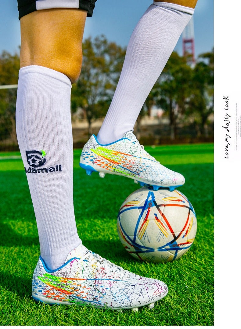 SKT Shiketro Men's soccer cleats for outdoor indoor professional youth boys soccer cleats unisex soccer cleats. - Image 4