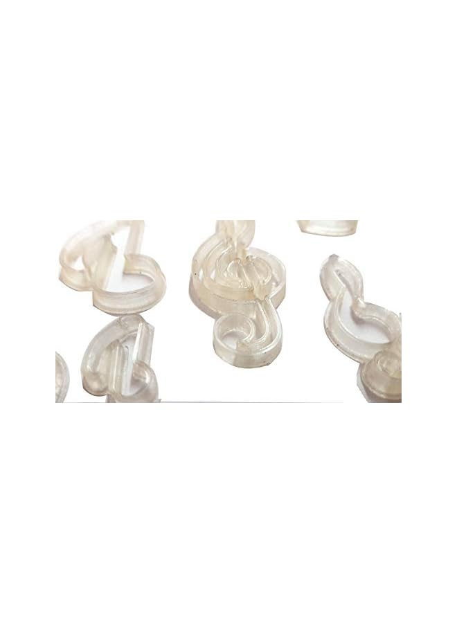 S-TOP 10 PCS Music Note Silhoutte Cookie Fondant SUGARCRAFT Cake Decorating BAKEWARE Tool - Image 5