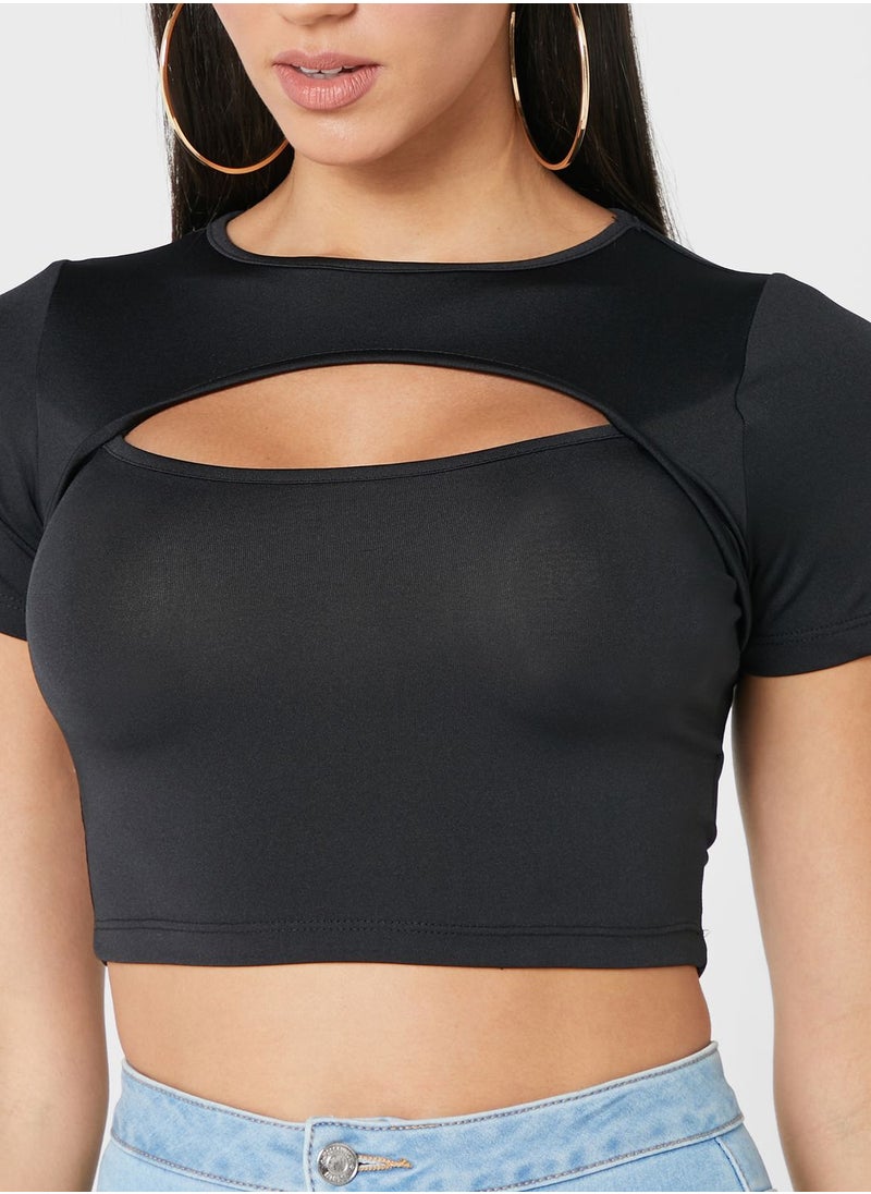 2 Pack Recycled Cut Out Cap Sleeve Crop Top - pzsku/Z70005F85791D0D28DADDZ/45/_/1702399848/8af95dcd-93f0-414f-9928-2da62425206e