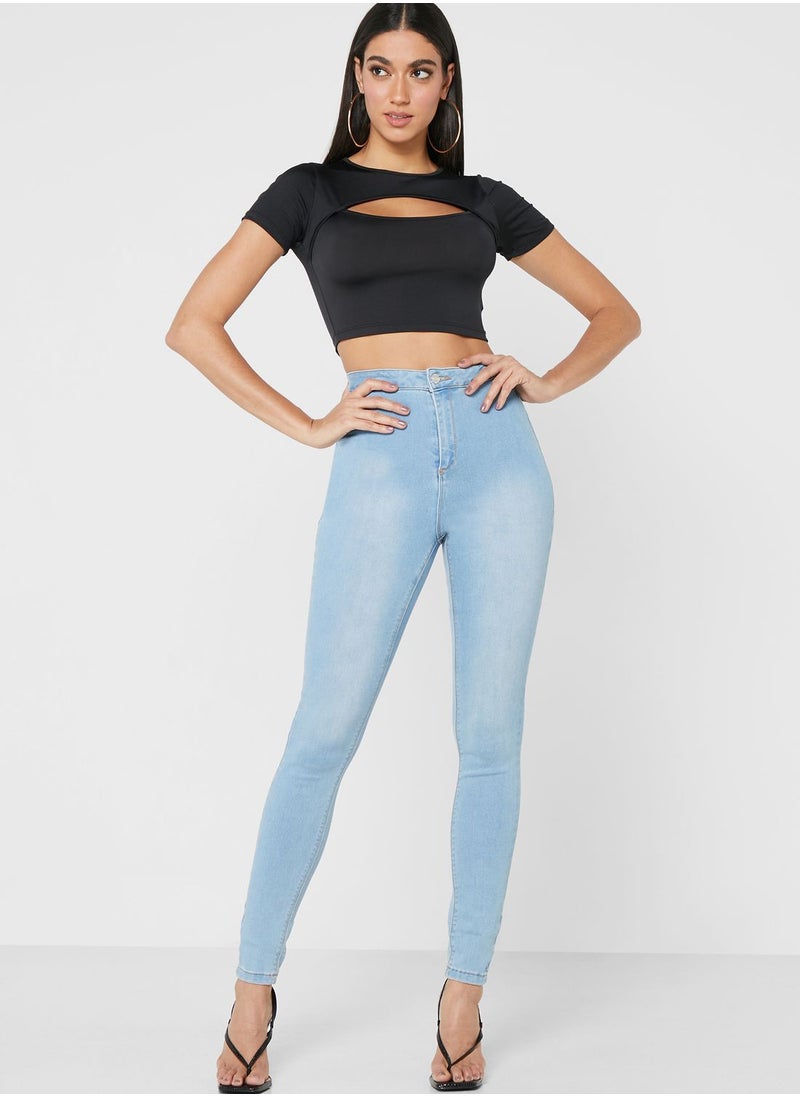 2 Pack Recycled Cut Out Cap Sleeve Crop Top - pzsku/Z70005F85791D0D28DADDZ/45/_/1702457210/c8cc547e-39d0-4506-80ed-a23b45976098