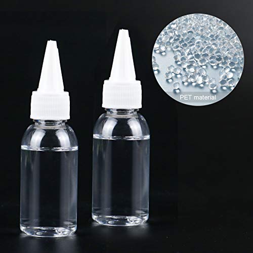 TRENDBOX 1oz / 30ml Plastic Bottle Pointed Mouth Top Cap for Essential Oils, Liquid - 12 Pack - Image 5