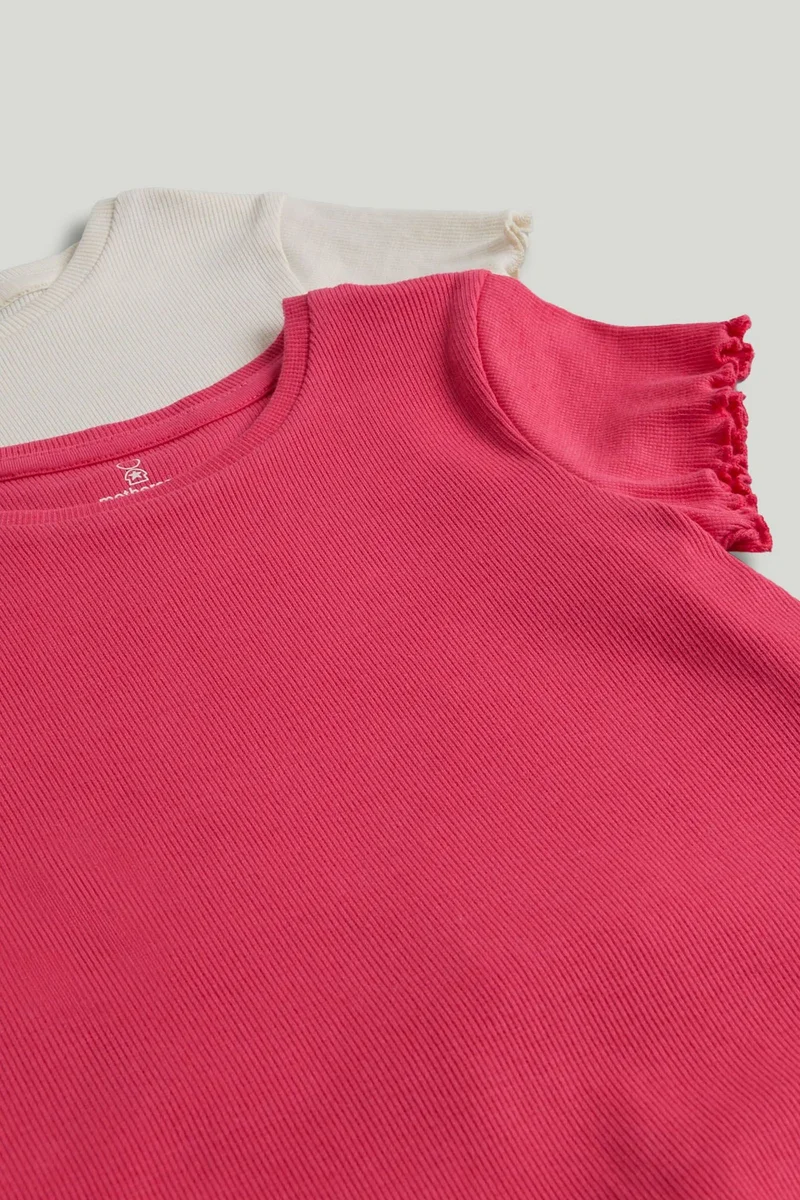 mothercare 2 Pack Ribbed T-Shirts