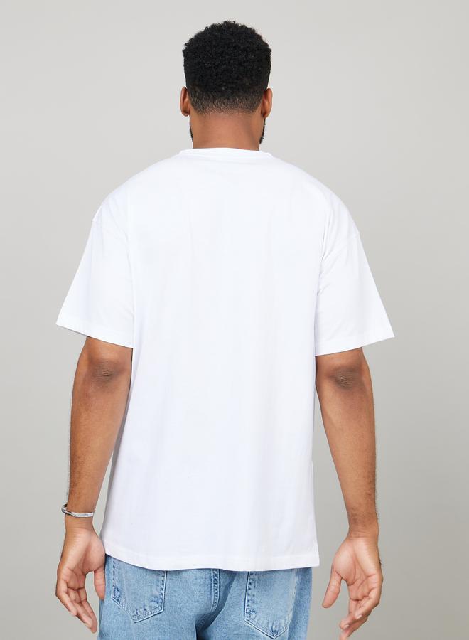 ستايلي تيشيرت كاجوال بقصة واسعة - Image 4