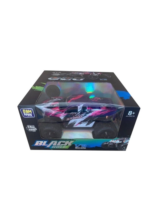 Sam Toys سيارة التحكم عن بعد سام تويز بلاك هول ستورم (1:18، بنفسجي) - Image 1