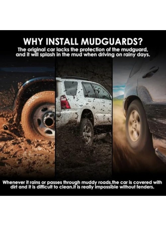 Generic For VW GOLF 7 MK7 2014-2017, 4PCS Car Mudguard Mud Flaps Splash Mud Guard Car Accessories  - Image 5