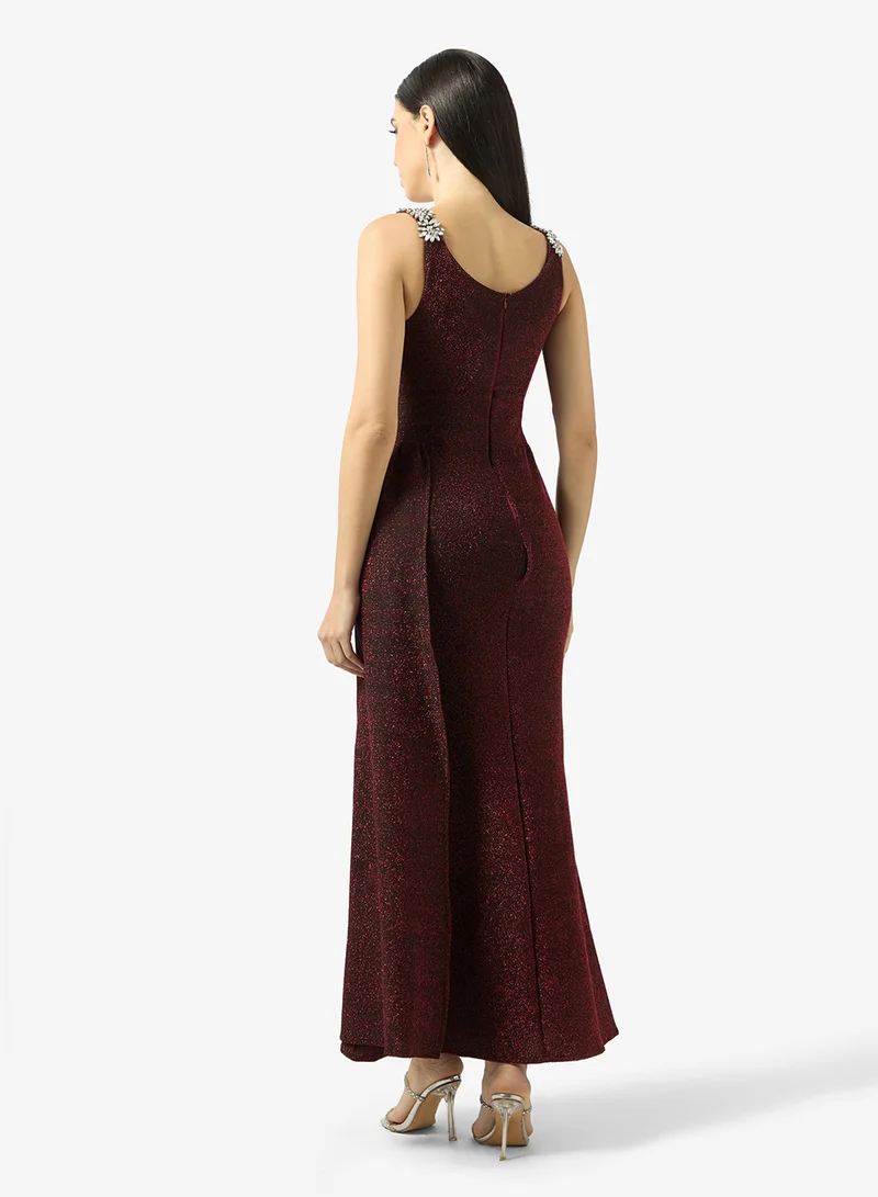 Ella Limited Edition  Shimmer Dress With Trail for Women | Best Price UAE