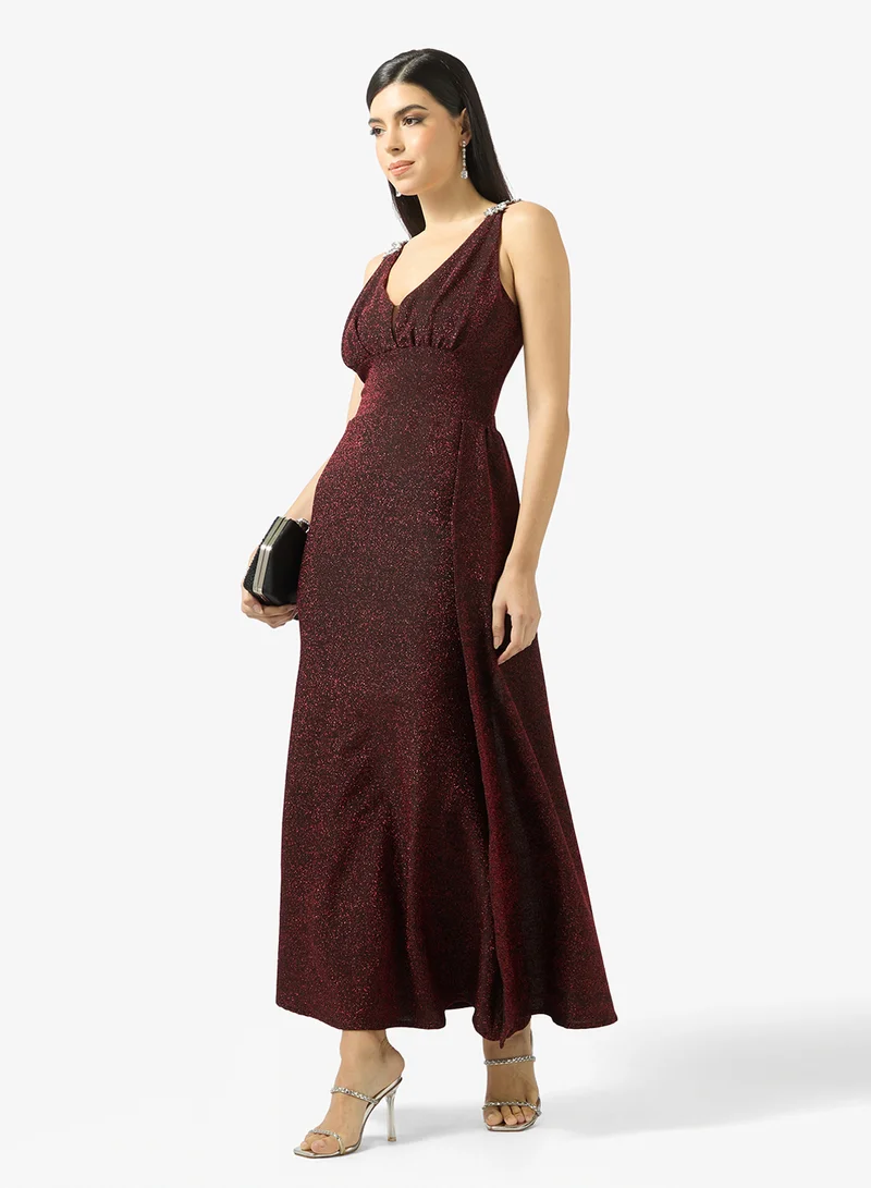 Ella Limited Edition  Shimmer Dress With Trail for Women | Best Price UAE