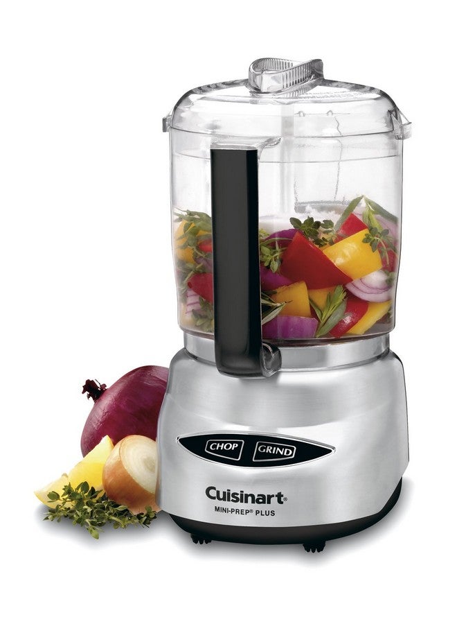 Cuisinart Cuisinart Mini Prep Plus Food Processor, 4 Cup, Brushed Stainless (Shiny)  - Image 1