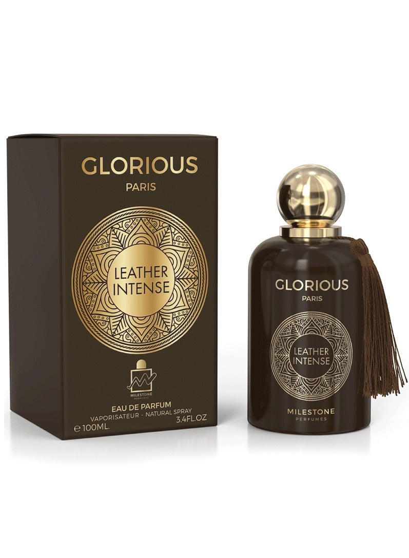Milestone™ Glorious Leather Intense Eau De Parfum For Unisex - 100ml( Cuir Intense Guerlain )  - Image 3