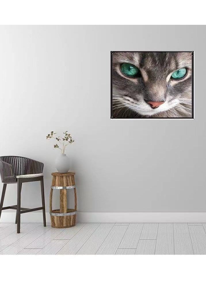 Home Clearance Sale Diamond Painting Kits for Adults, Cute Cat DIY 5D Diamond Art Kits for Diamond Dots for Adults Round Full Drill Crystal Craft Kits for Home Wall Decor Gifts  - Image 2