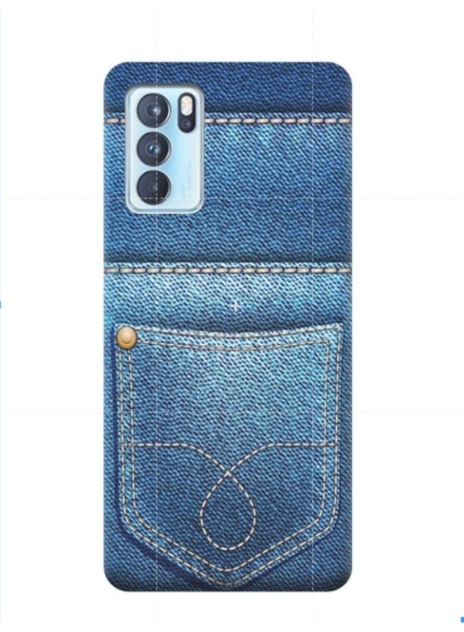 إيه إم سي ديزاين غطاء حماية بطبعة هاتف أوبو رينو6 Pro 5G