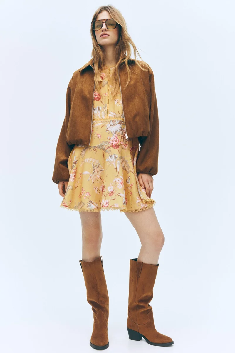 H&M Linen-blend dress