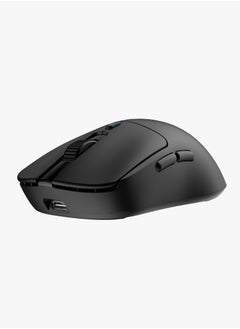 porodo Triple-Mode 12000 DPI Gaming Mouse with 7 Programable Keys & 6 Level DPI / Bluetooth, Wired & Wireless Connectivity / Lightweight - Black  - Image 3