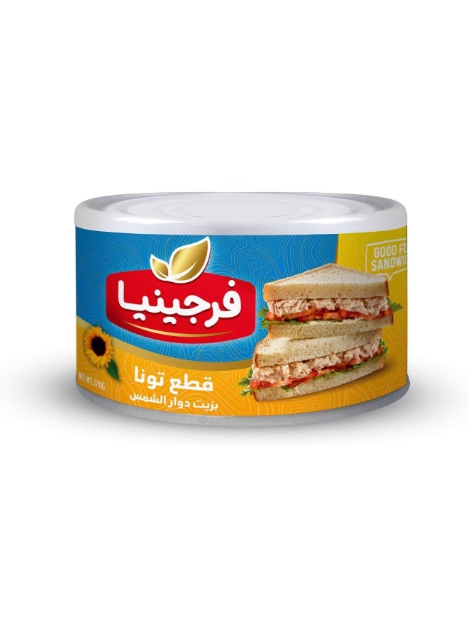 VIRGINIA Virginia Tuna Sandwich Sun Flower Oil 160G 