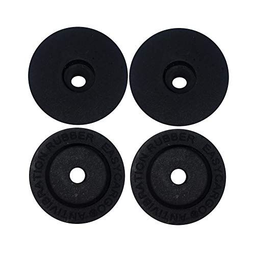 Easycargo Fan Anti Vibration Pads, Fan Damper for Noise Reduction, Silicone Damper for Low Noise Fan 80mm, 92mm, 120mm, 140mm (Black 16-Pack) - Image 2