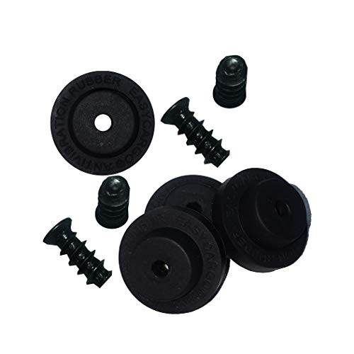 Easycargo Fan Anti Vibration Pads, Fan Damper for Noise Reduction, Silicone Damper for Low Noise Fan 80mm, 92mm, 120mm, 140mm (Black 16-Pack) - Image 1