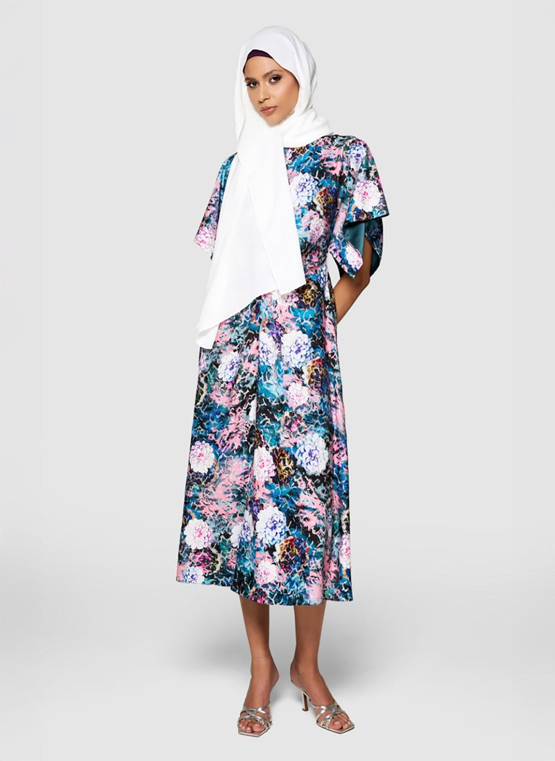 Closet London Gold Kimono A-Line Dress  - Image 5
