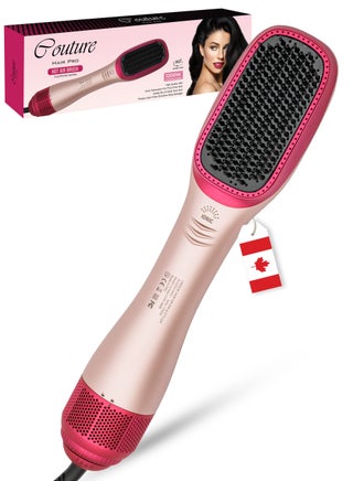One Step Hot Air Brush - 1200 Watts Professional Styler Blow Dryer With Anti-Scald Comb - Ceramic Ionic Hair Dryer Peach - pzsku/Z7001CD423454A32CDFD7Z/45/1746232922/ac4d1e63-33b3-4538-9973-93880d3eb4ff