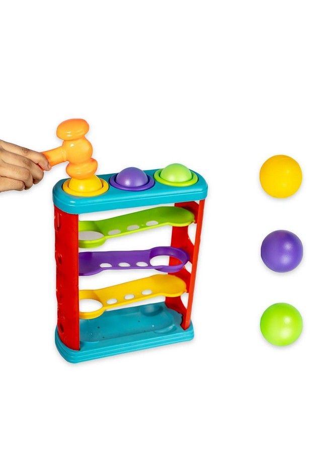 SHREEJIIH Hammer Ball Fun Interactive Ball Hammer Toy ; Pound Hammer Toy - Image 3