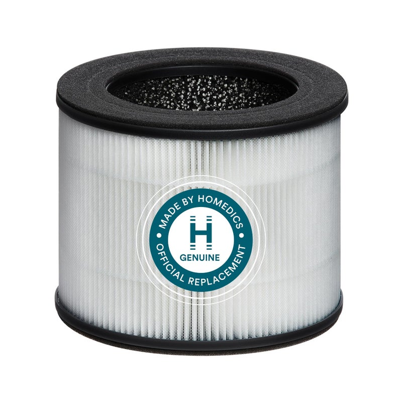Homedics TotalClean 360Degree HEPAType Air Purifier Filter Replacement Works with Homedics APT10BK and APT10WT Air Purifiers Captures Microscopic Airborne Particles