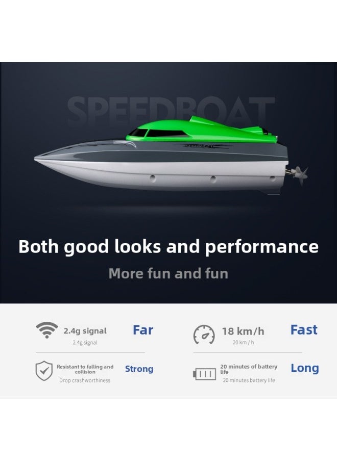 806 Hot-selling Remote Control Captain Endurance Electric Remote Control Boat High-speed Children's Remote Control Toy Manufacturers Direct Supply-Specifications:2.4g Red [color Box Packaging]]  - Image 4