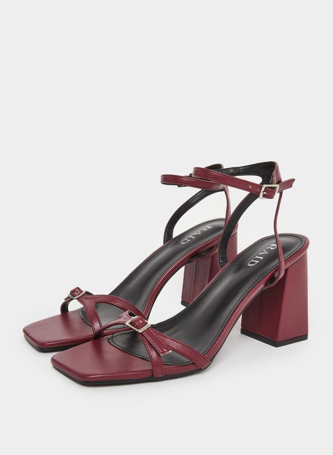 RAID Ilaa Block Heel Sandals with Buckle Detail - Image 2