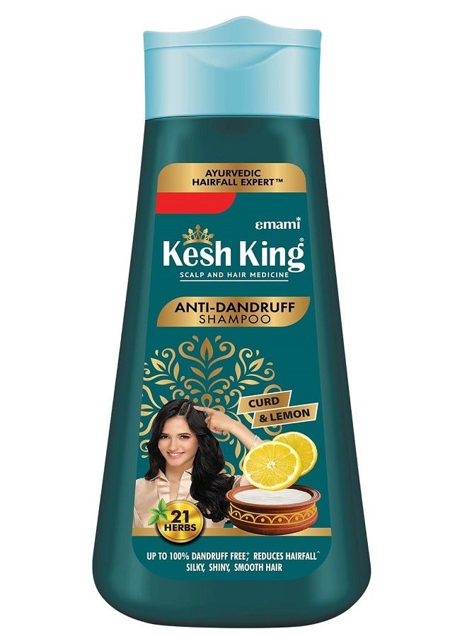 Kesh King Ayurvedic Anti-Dandruff Shampoo Soothes itchy Scalp 21 Herbs Curd & Lemon 340 ml - Image 3