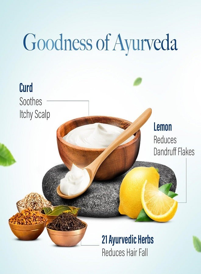 Kesh King Ayurvedic Anti-Dandruff Shampoo Soothes itchy Scalp 21 Herbs Curd & Lemon 340 ml - Image 5