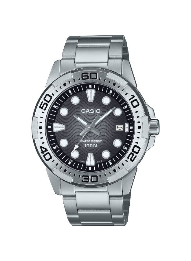 كاسيو ساعة يد تناظرية من الفولاذ المقاوم للصدأ MTD-140D-1AVDF - Image 1