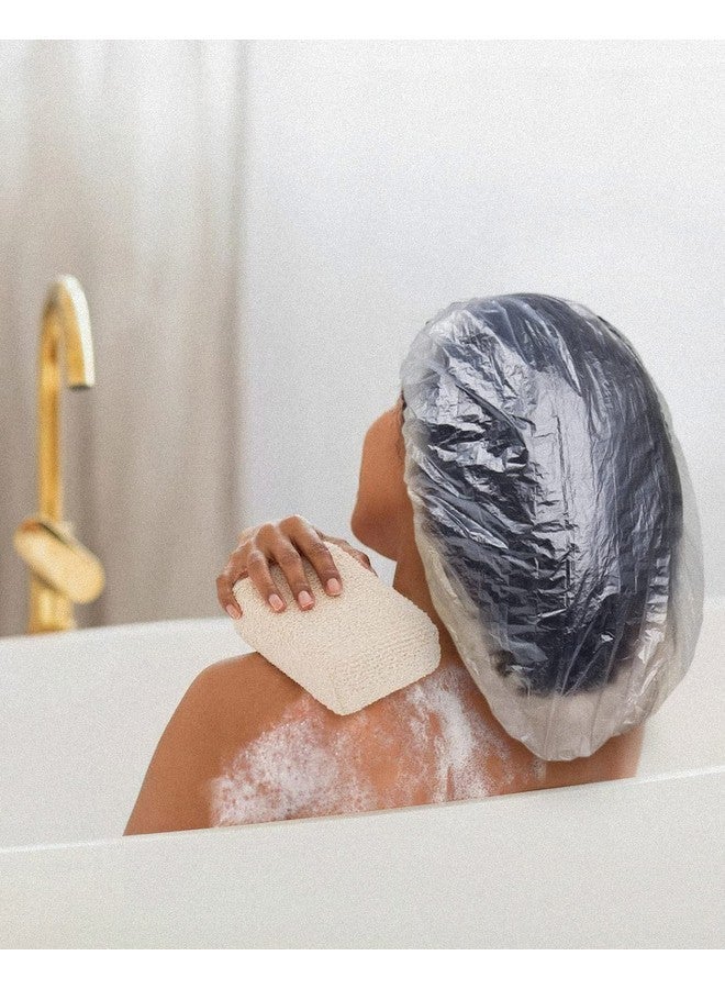 Yuest 10Pcs Disposable Large Shower Cap for Long Braids Women XL Oversized Disposable Plastic Shower Cap for Long Dreadlocks Processing Cap for Locs Big Plastic Shower Cap for Black Women Hair Treatment - Image 4