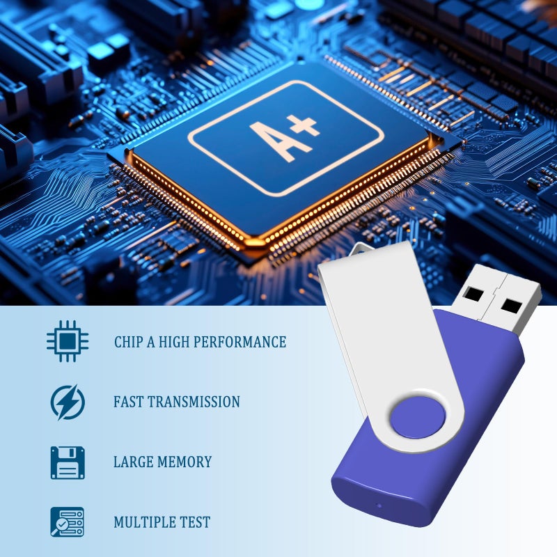 JBOS 2GB USB Flash Drive 10 Pack JBOS 2 GB USB Drives Memory Stick Swivel 2G Thumb Drives Gig Stick USB2.0 Pen Drive for Date Storage, 2 Gig UBS Flash Drive, Zip Drive, Jump Drive, USB Stick, Mixed Color - Image 5