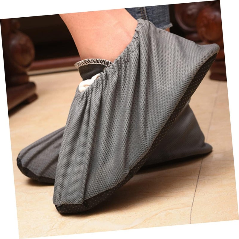 3pairs Indoor Shoe Breathable Mesh Protector for Home Use Portable Cloth for Boy Girl for Keeping Floors Clean Office and Machine Rooms - Image 3