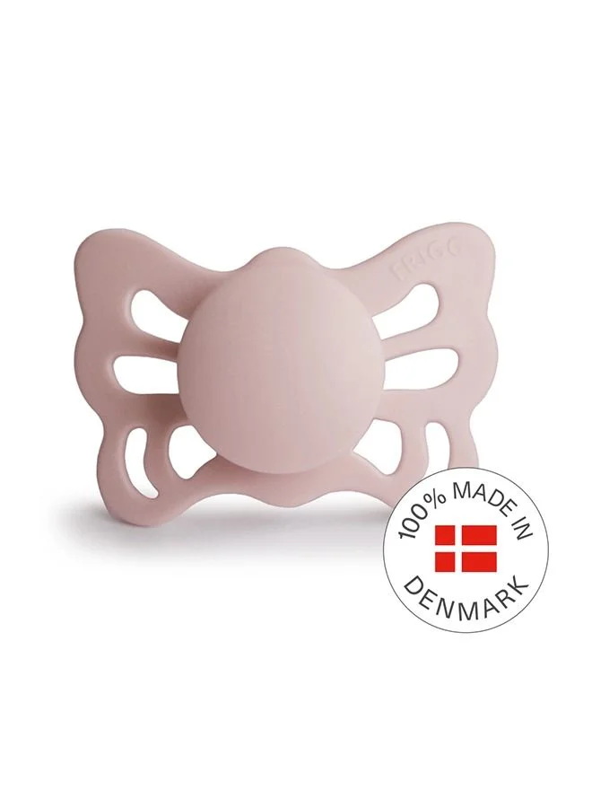 فريج Butterfly Anatomical Silicone Baby Pacifier 0-6M Blush Size 1