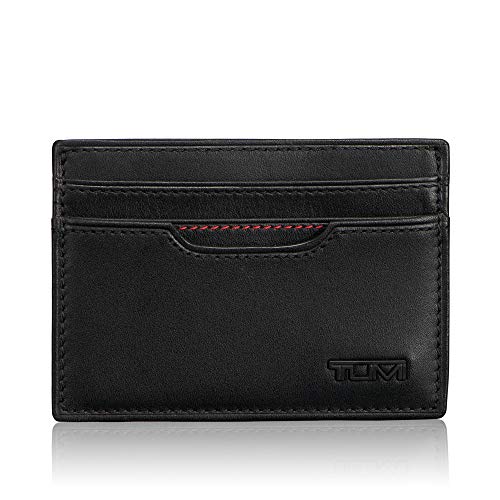 TUMI - Delta Money Clip Card Case Wallet - RFID Blocking Wallet for Men - Premium Leather - Pockets & Card Holder - Black - Image 1