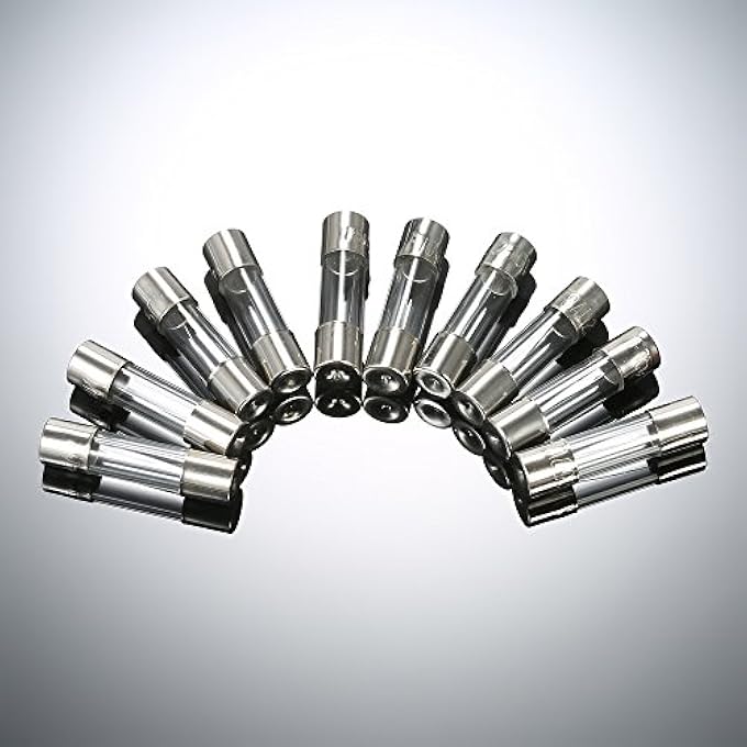 Eacam 100Pcs 5X20Mm FastBlow Glass Tube Fuses Assorted Kit Amp 02A 05A 1A 2A 3A 5A 8A 10A 15A 20A - Image 5
