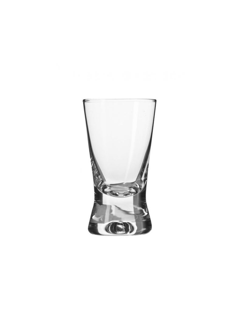 Krosno Krosno Shot glass ( X-LINE ) 25ml Set Of 6 Shot Glasses, Heavy Base Shot Glasses  - Image 1