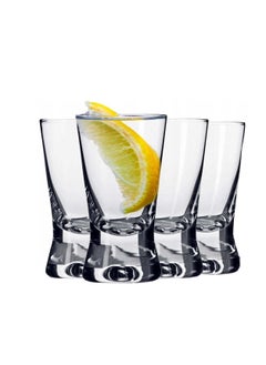 Krosno Krosno Shot glass ( X-LINE ) 25ml Set Of 6 Shot Glasses, Heavy Base Shot Glasses  - Image 2