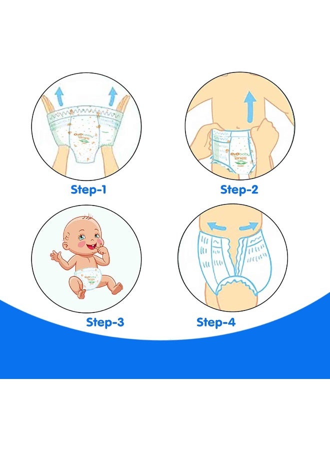 أيو بيبي حفاضات أويو بيبي للرضع والأطفال حديثي الولادة (بريميوم، صغير) - Image 5