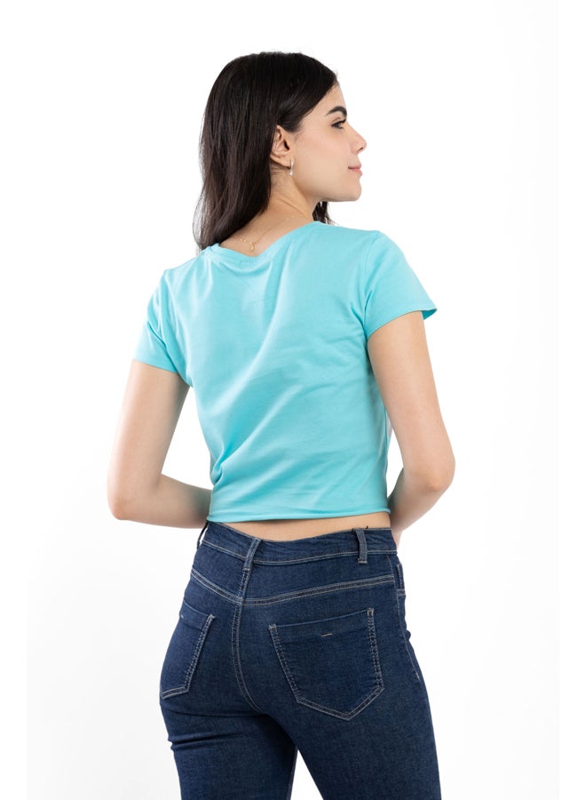 OR بلوزة نسائية بأكمام نصفية - Image 4