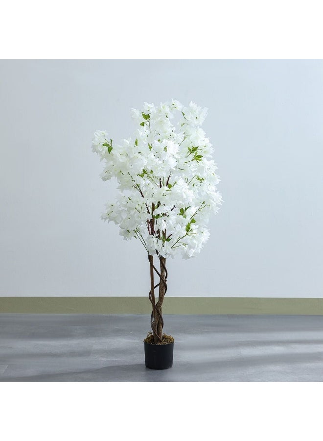 DANUBE HOME Cherry Blossom Artificial Tree – 150 cm Tall Faux Flowering Tree, Stylish Indoor Décor for Living Rooms, Offices & Events - Image 1