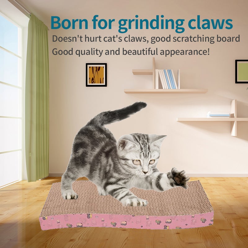 Kidle Cat Scratch Board Claw Grinding Device Cat Claw Board Corrugated Paper Cat Scratching Pad Cat Toy Grinding Board Cat Litter Toy - Image 3