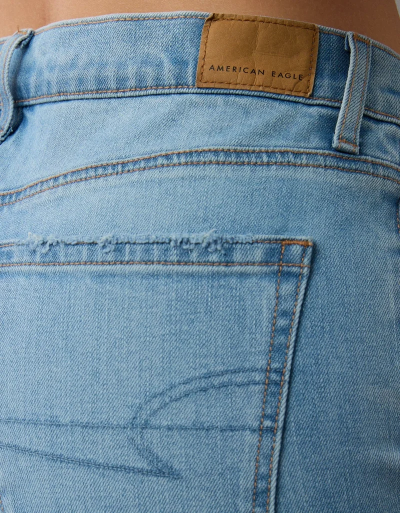 American Eagle  AE Stretch High-Waisted Stovepipe Cuffed Jean for Women | Best Price UAE