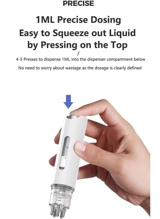 Furret Scalp Applicator Comb, Portable Liquid Guide Comb, Hair Essential Oil Rollerball Massage Comb, Hair Oil Applicator Bottle - Image 3