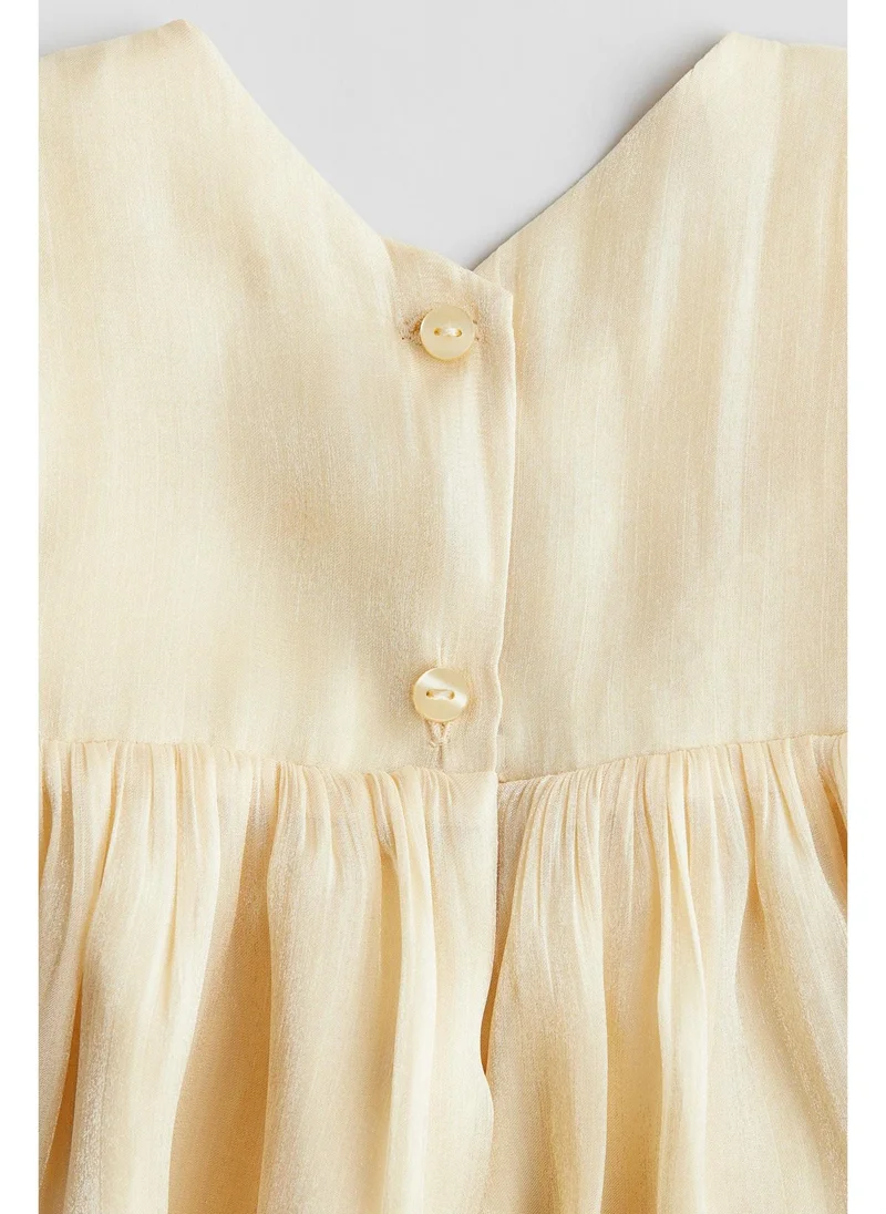 اتش اند ام Bow-detail organza dress