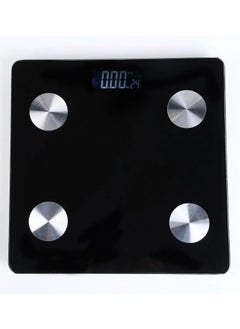 Smart Digital Weighing Scale with Bluetooth Connectivity High Precision Sensors Tempered Glass Auto On Off LCD Display and App Integration for Body Weight and Health Tracking