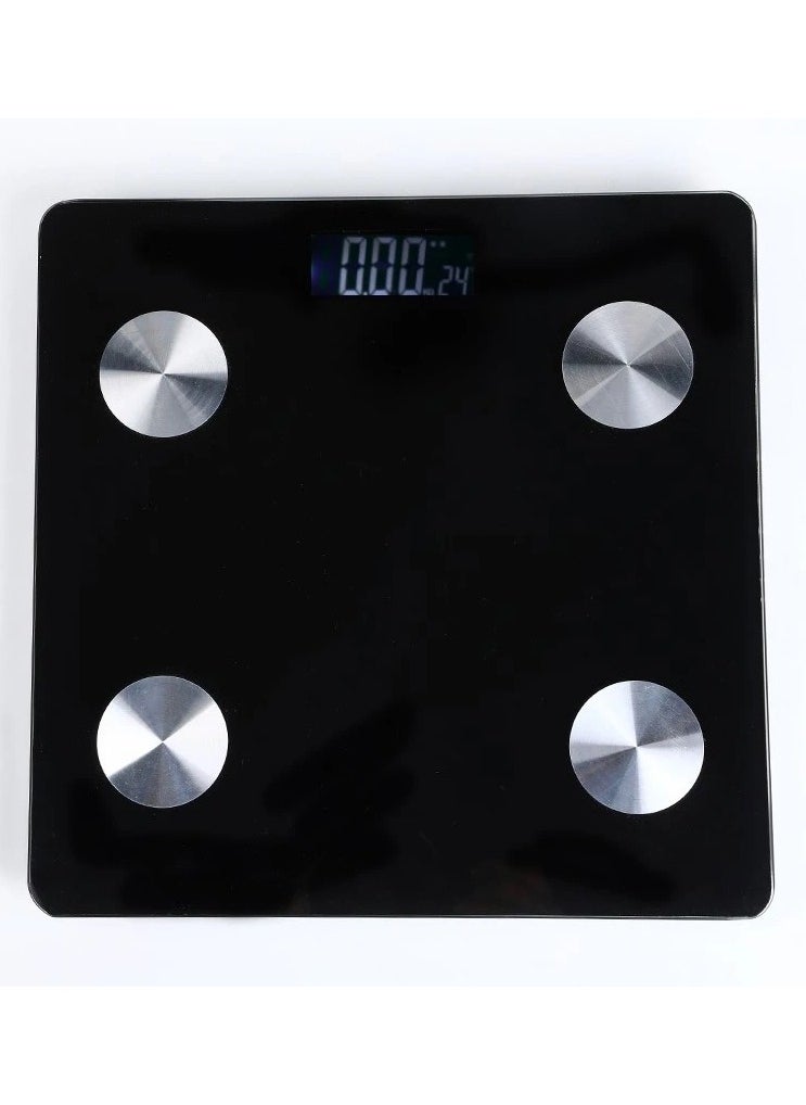 VIO - Smart Digital Weighing Scale with Bluetooth Connectivity High Precision Sensors Tempered Glass Auto On Off LCD Display and App Integration for Body Weight and Health Tracking - Image 1