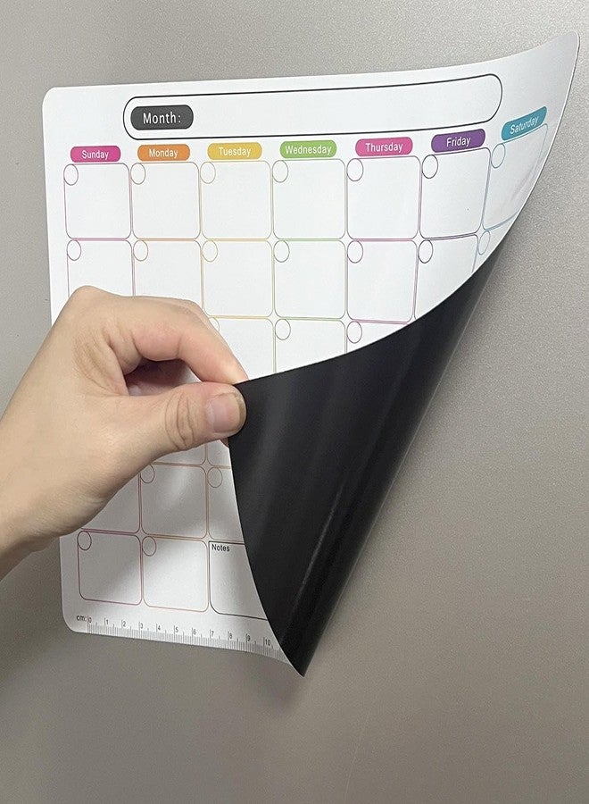 Kunya Magnetic Dry Erase Monthly Planner for Refrigerator - Stain Resistant Whiteboard Sheet [45 x 30 cm] [Made in India] (Monthly Planner) 45 x 30 cm - Image 5