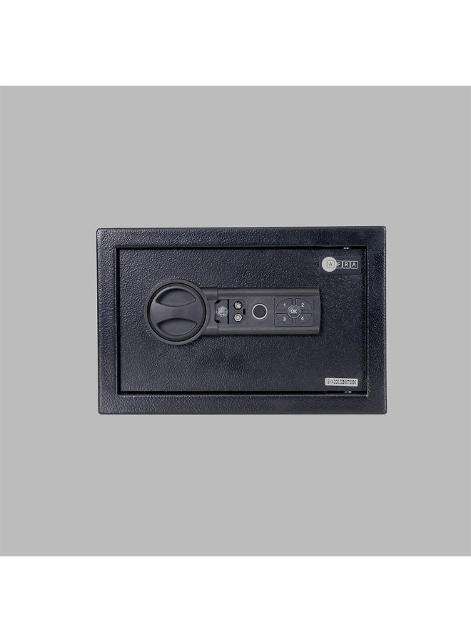 AFRA REGAL Biometric Home Safe 200×310×200mm – Fingerprint & Combination Lock Steel Security Safe with Removable Shelf, Anti-Theft Locker for Cash, Jewellery & Documents - Image 3