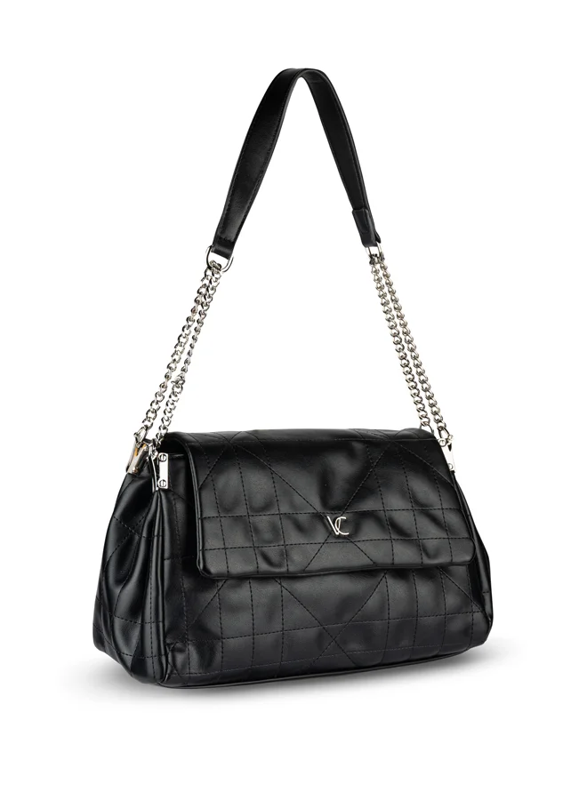 فينتشي حقيبة كتف مفصلة بسلسلة نسائية