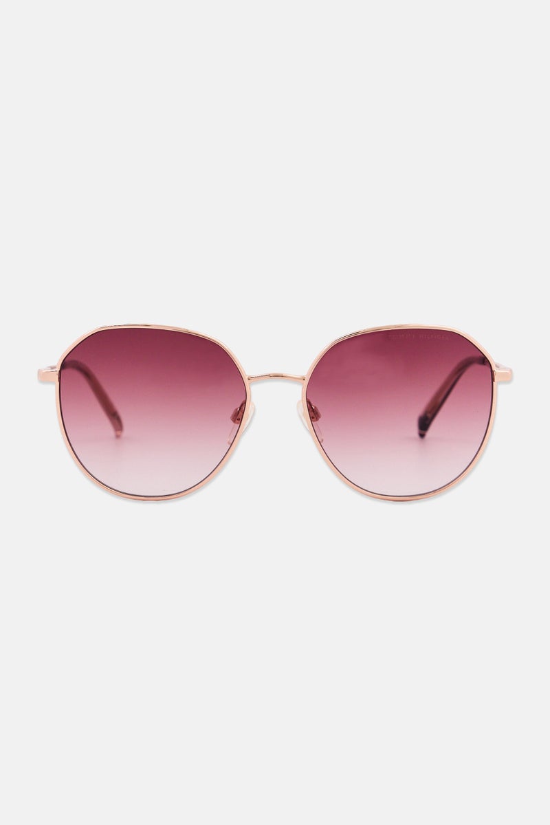 TOMMY HILFIGER Women 207870DDB573X Panthos Sunglasses, Gold - Image 1